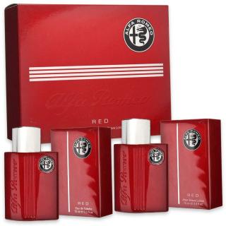 Alfa Romeo Red Eau De Toilette 75 ml + After Shave 75 ml dárková sada