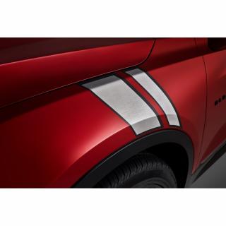 Chevrolet Blazer Balíček nálepek Fender Hash Mark ve stříbrné barvě