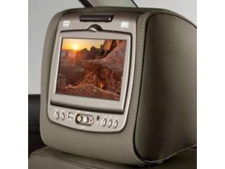 Chevrolet / Cadillac Escalade / Escalade, GMC Yukon/ XL ESV Infotainment systém pro zadní sedadla s DVD přehrávačem v kůži - Dune