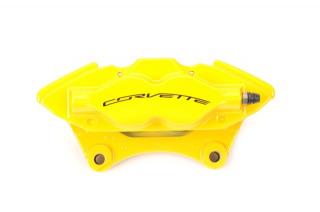 Chevrolet Corvette C7 Třmen kotoučové brzdy levý žlutý