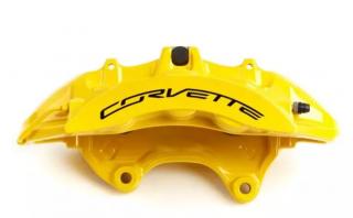 Chevrolet Corvette C7 Třmen kotoučové brzdy pravý přední žlutý