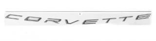 Chevrolet Corvette C8 Nápis Corvette na zadní nárazník stříbrný