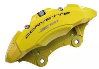 Chevrolet Corvette C8 Třmen kotoučové brzdy přední pravý žlutý
