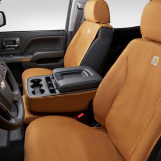 Chevrolet / GMC Yukon/ XL Sada potahů předních sedadel a úložným krytem sedadla Carhartt® - hnědá