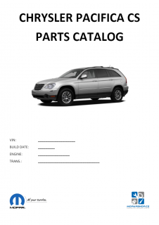 Chrysler Pacifica CS Katalog dílů / Parts catalog