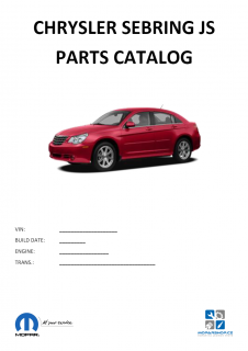 Chrysler Sebring JS Katalog dílů / Parts catalog