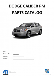 Dodge Caliber PM Katalog dílů / Parts catalog