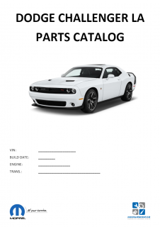 Dodge Challenger LA Katalog dílů / Parts catalog