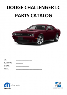 Dodge Challenger LC Katalog dílů / Parts catalog