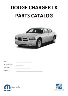 Dodge Charger LX Katalog dílů / Parts catalog