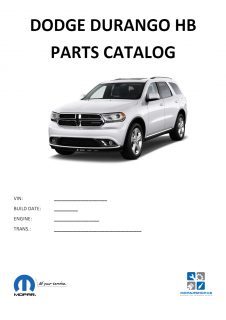 Dodge Durango HB Katalog dílů / Parts catalog