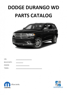 Dodge Durango WD Katalog dílů / Parts catalog