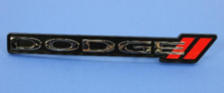 Dodge Durango WD Nápis černý Dodge
