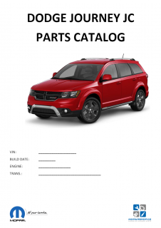 Dodge Journey JC Katalog dílů / Parts catalog