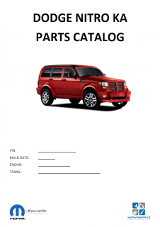 Dodge Nitro KA Katalog dílů / Parts catalog