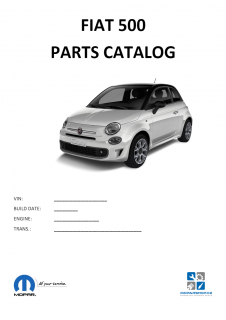 Fiat 500 Katalog dílů / Parts catalog