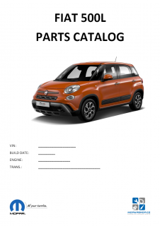 Fiat 500L Katalog dílů / Parts catalog