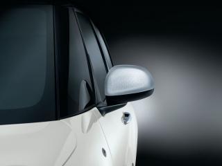 Fiat 500L Kryty na zrcátka silver wing s účinkem technologie outline