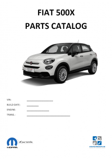 Fiat 500X Katalog dílů / Parts catalog