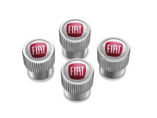 Fiat Čepičky ventilků stříbrné