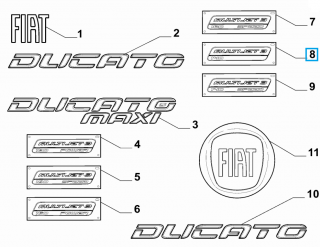 Fiat Ducato Znak Multijet 3 140