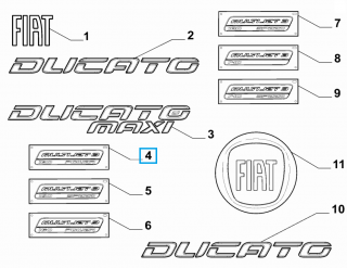Fiat Ducato Znak Multijet 3 180 Power
