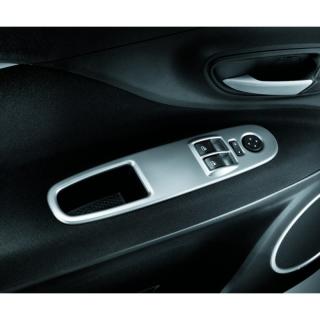 Fiat Punto, Evo šedostříbrný rámeček comfortline pro elektrické ovládání oken, verze se 2 tlačítky