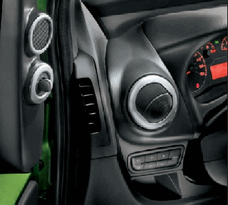 Fiat Qubo Sada bočních výstupů ventilace