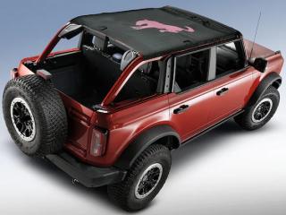 Ford Bronco 6.gen Bronco Horse Bimini Top černý s růžovou