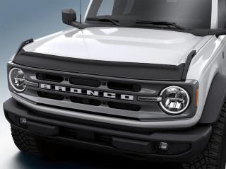 Ford Bronco 6.gen Deflektor kapoty Aeroskin II Black s texturou Trail-Armor