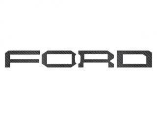 Ford Bronco 6.gen Uhlíkové vlákno FORD Grill Letter