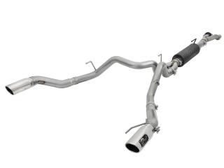 Ford F150 13.gen MACH Force-Xp 3 IN to 3-1/2 IN 304 Stainless Steel Cat-Back Exhaust System w/ Polished Tip