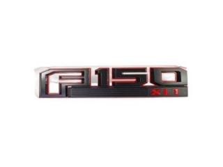 Ford F150 13.gen Nápis F150 XLT černá/červená levý
