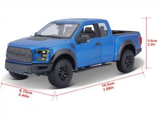 Ford F150 MY2017 Model autíčka 1:24 modrá