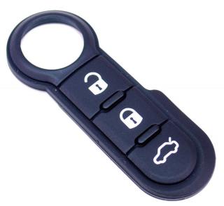 Gumové tlačítko na klíč Fiat, Abarth