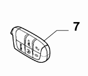 Jeep Compass MP Klíč transmitter 68548739AA