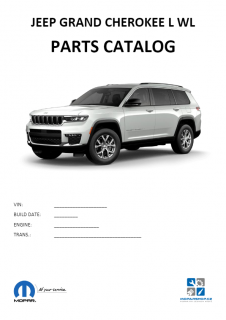 Jeep Grand Cherokee L WL Katalog dílů / Parts catalog