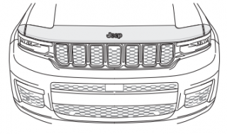 Jeep Grand Cherokee L WL Ochranná fólie kapoty 82216022AA