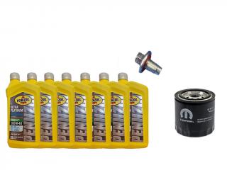 Jeep Grand Cherokee WK/WH 6.1L 2006-2007 - Pennzoil Platinum Euro Full Synthetic olej 0W-40 (7L) + Olejový filtr