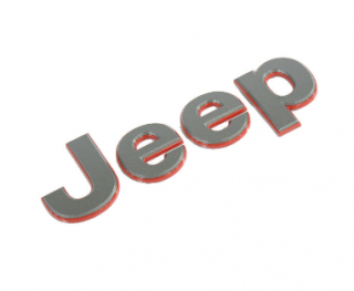 Jeep Grand Cherokee WK2 Nápis Jeep šedý červený