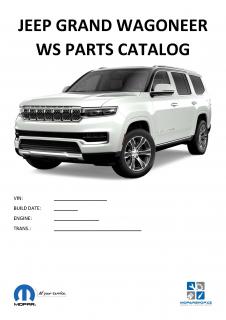 Jeep Grand Wagoneer WS Katalog dílů / Parts catalog