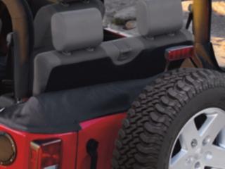 Jeep JK Wrangler 2-door Soft Top kufru - Black (07-10)