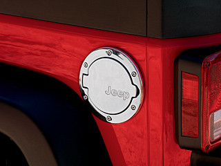Jeep JK Wrangler 4-door dvířka nádrže chrom