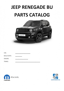 Jeep Renegade BU Katalog dílů / Parts catalog