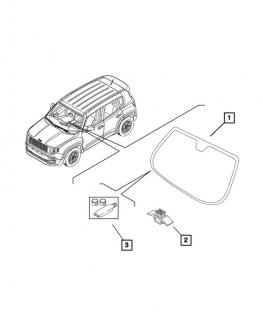 Jeep Renegade BV Čelní sklo 68640802AA