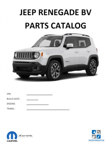 Jeep Renegade BV Katalog dílů / Parts catalog