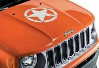 Jeep Renegade Samolepka na kapotu U.S. Army bílá