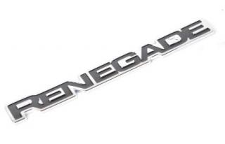 Jeep Renegade znak RENEGADE pravý s bílým okrajem 68267207AA