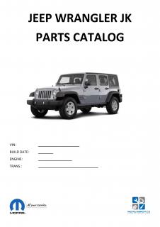 Jeep Wrangler JK Katalog dílů / Parts catalog