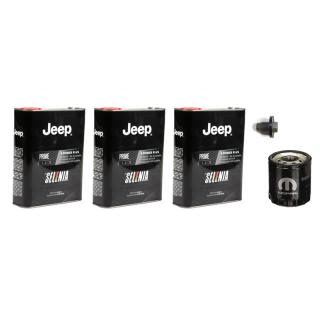 Jeep Wrangler JL 2,0L + 2,0L PHEV Motorový olej (6L) + Olejový filtr + Zátka ol. vany